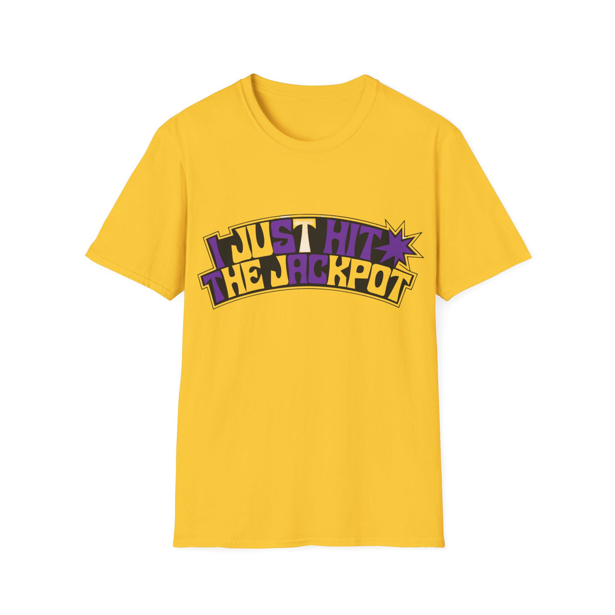 Just Hit the Jackpot T-Shirt — Retro Casino Graphic Tee - Trending Now - August 2026