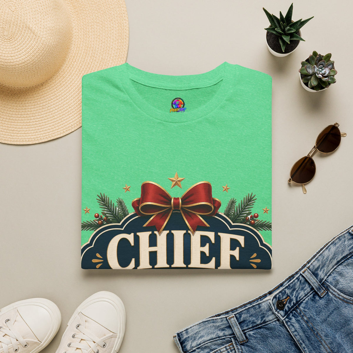 Christmas T-Shirt — "Chief Christmas Coordinator" Holiday Graphic Tee