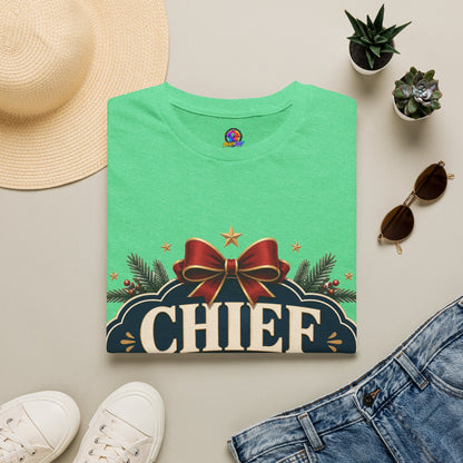 Christmas T-Shirt — "Chief Christmas Coordinator" Holiday Graphic Tee