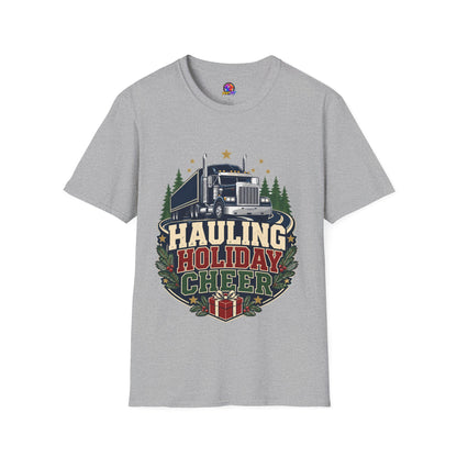 Christmas Truck T‑Shirt — "Hauling Holiday Cheer" Festive Trucker Tee