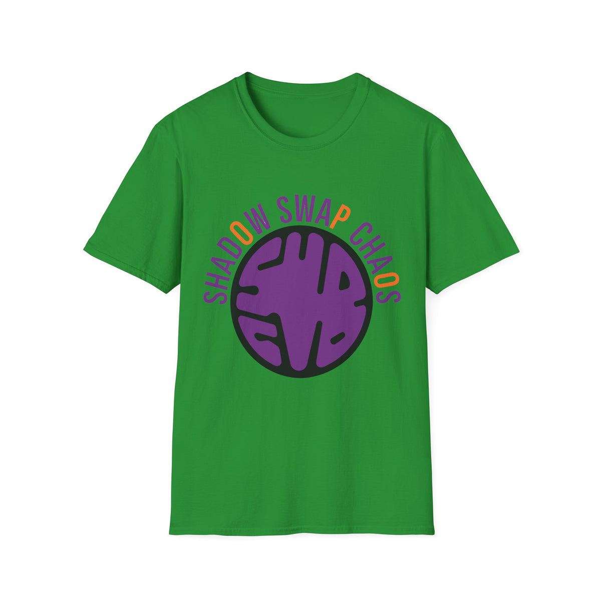 T-Shirt — "Shadow Swap Chaos" Purple Brain Graphic Tee - Trending Now - August 2026