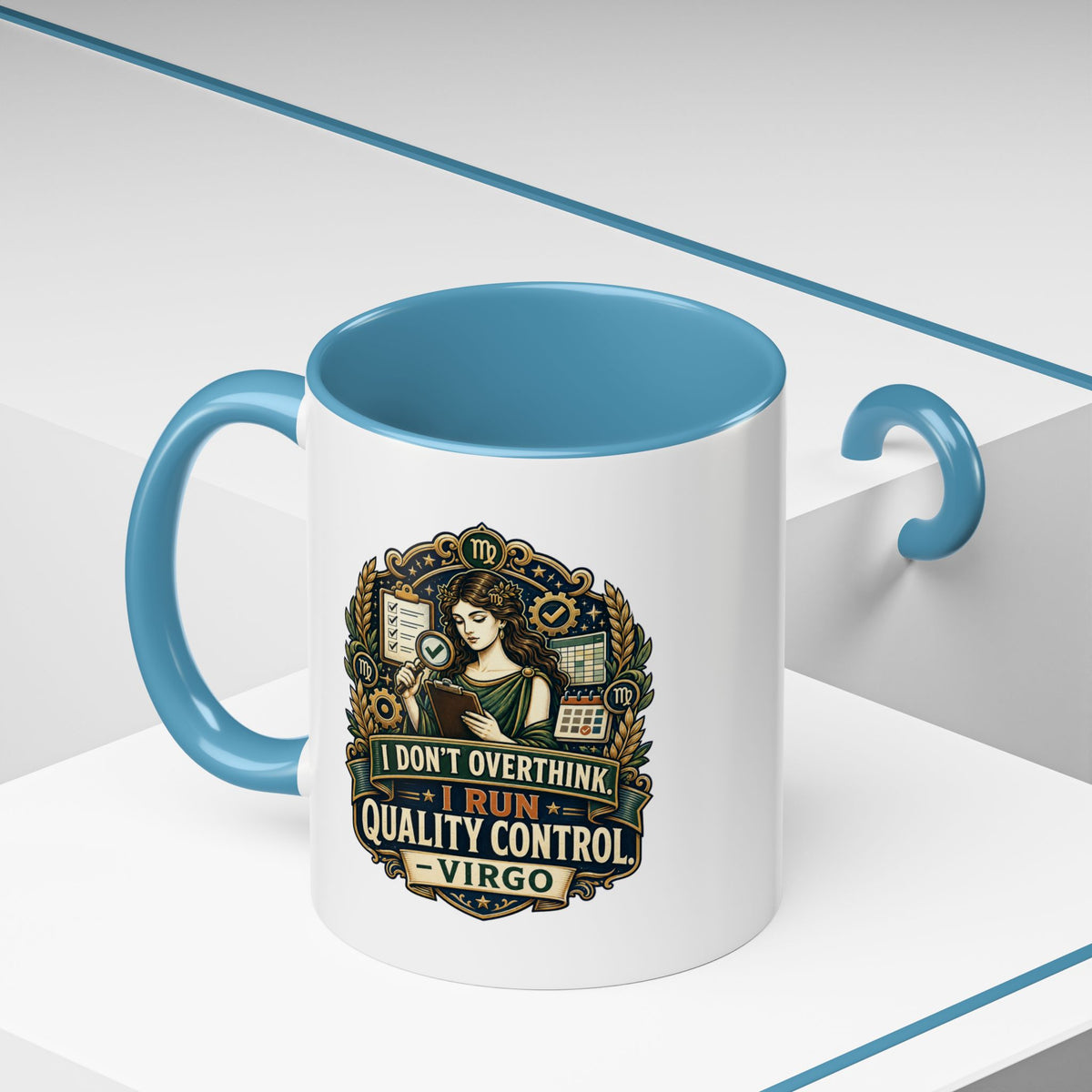 Zodiac Virgo Accent Coffee Mug