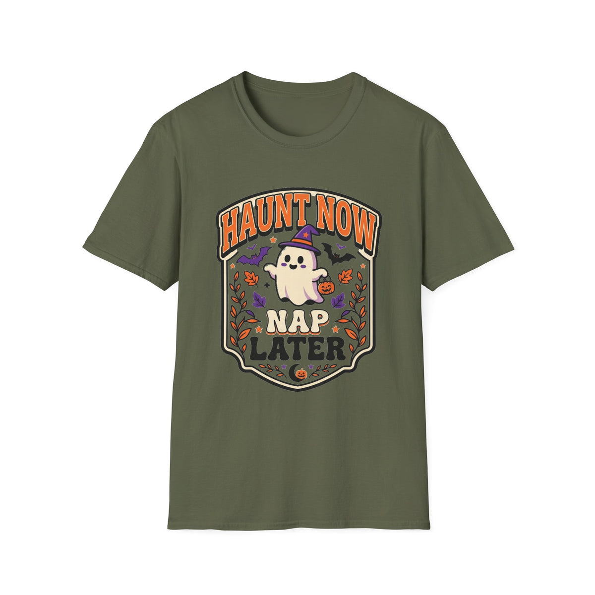 Haunt Now Nap T-Shirt – Cute Halloween Ghost Graphic Tee - Trending Now - August 2026