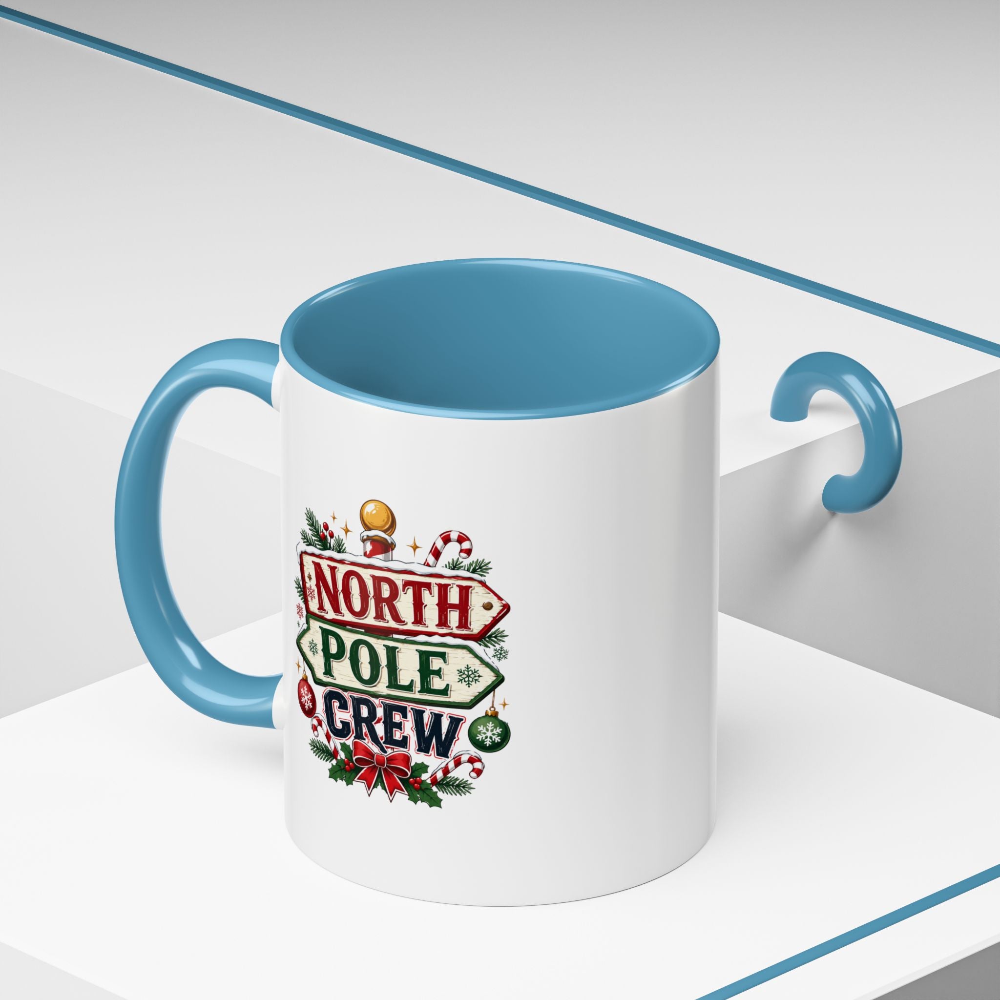 Accent Coffee Mug North Pole Crew