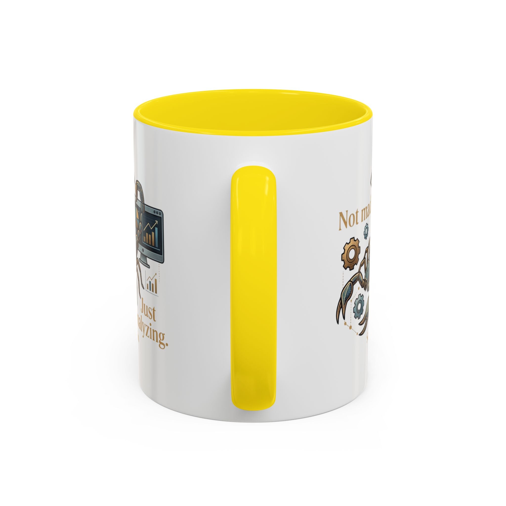 Scorpio Coffee Mug — "Not Mad. Just Analyzing." Accent 11/15oz