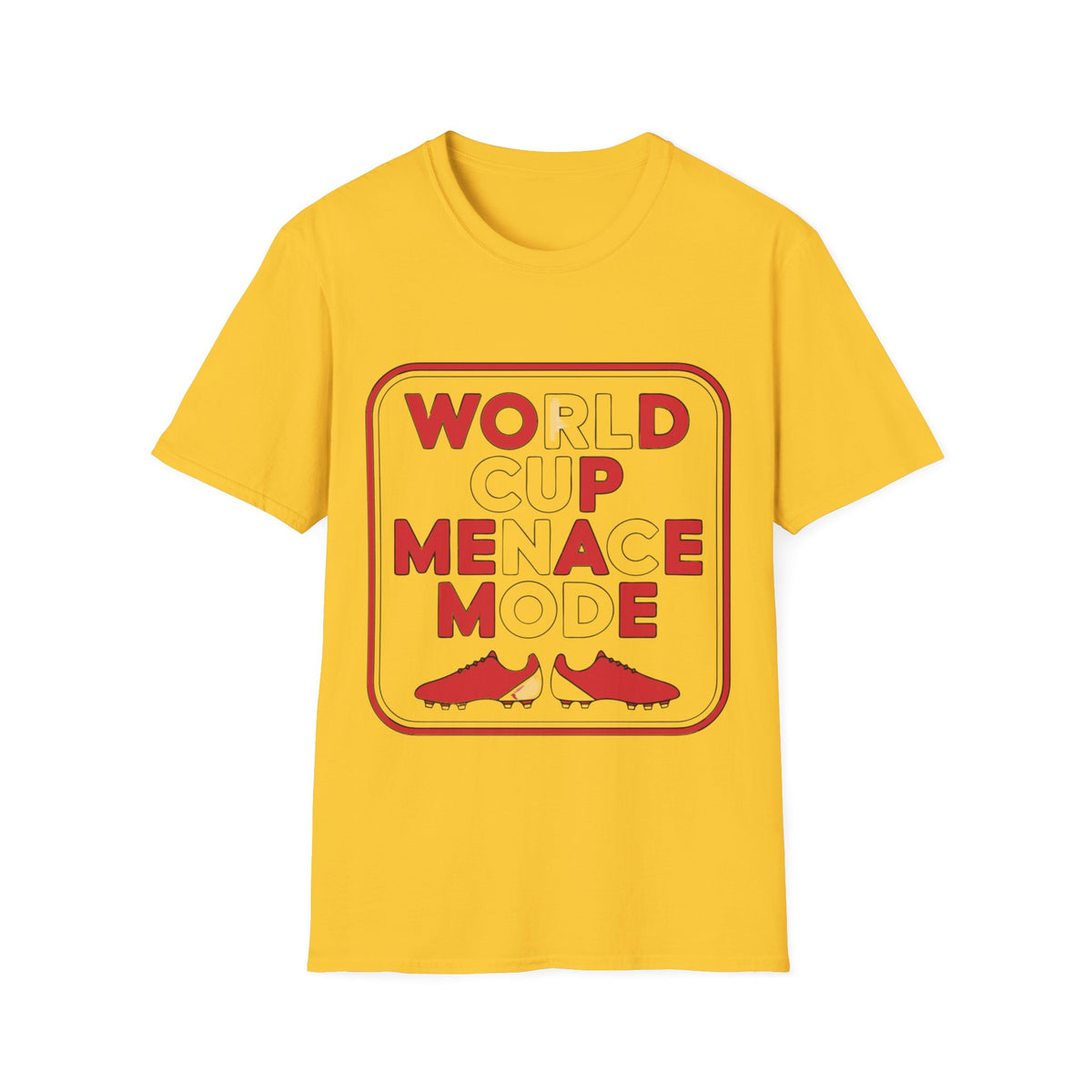 T-Shirt — "World Cup Menace" Retro Soccer Graphic Tee - Trending Now - August 2026