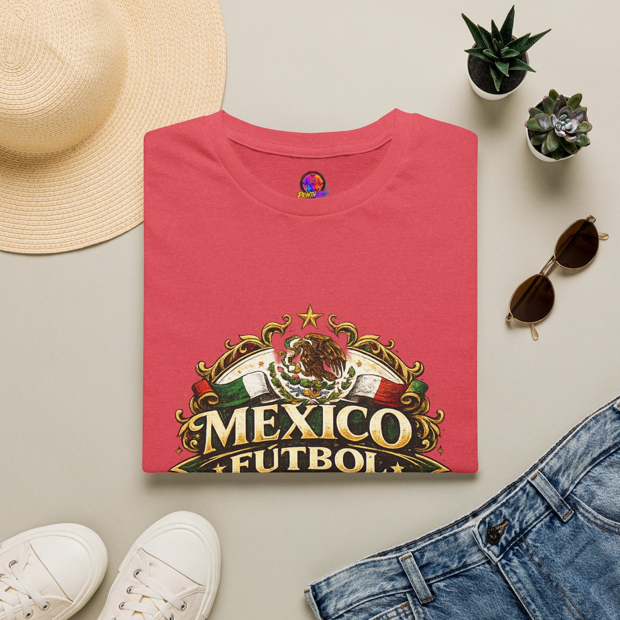 Mexico Fútbol Orgullo T-Shirt — Mexican Soccer Pride Graphic Tee