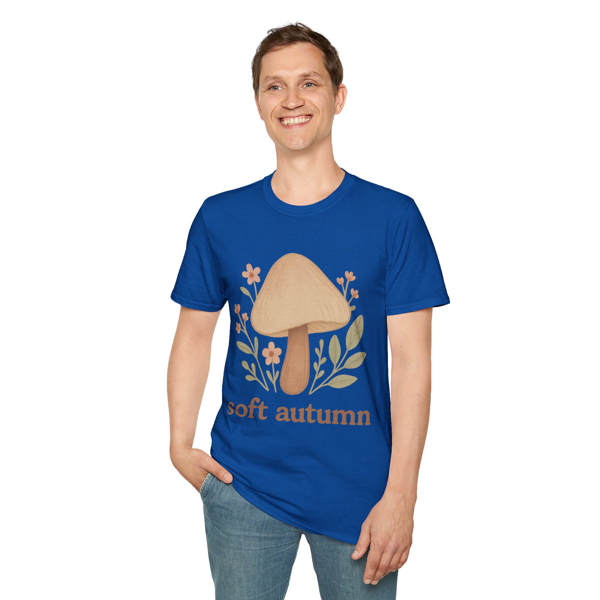 Mushroom Graphic T-Shirt — 'soft autumn' Cozy Nature Tee - Trending Now - September 2026