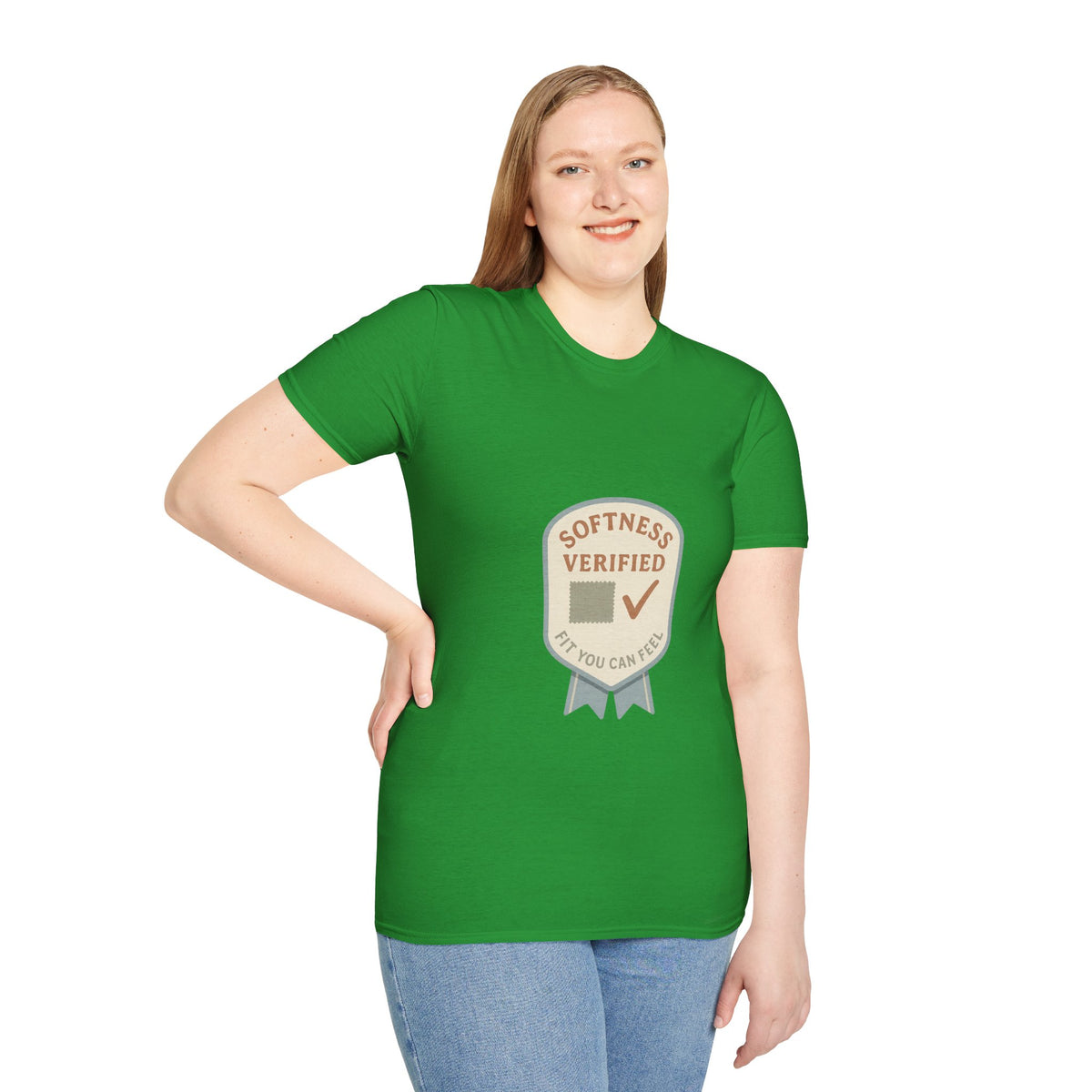 Softness Verified Badge T-Shirt — Cozy Comfort Graphic Tee - Trending Now - October 2026