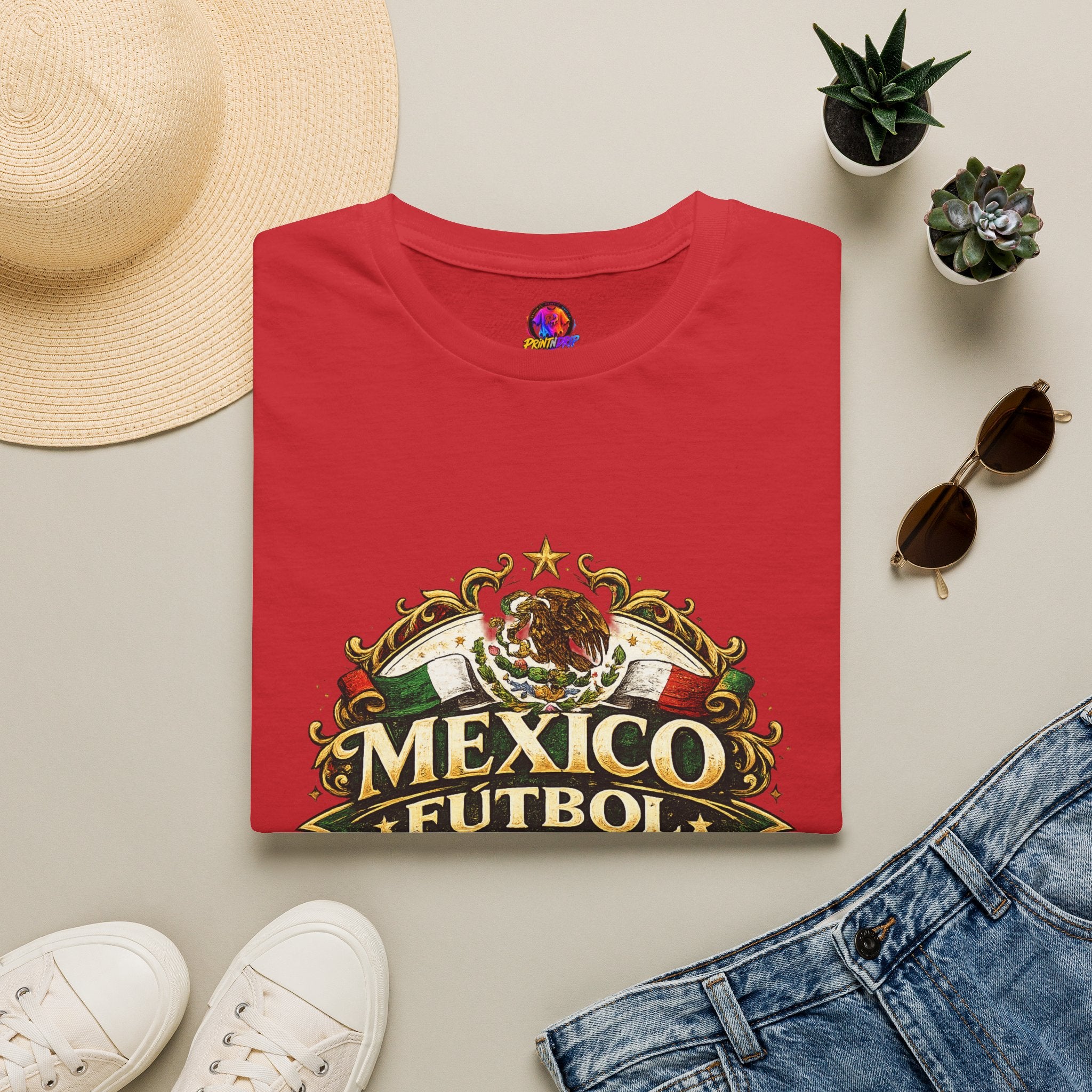 Mexico Fútbol Orgullo T-Shirt — Mexican Soccer Pride Graphic Tee