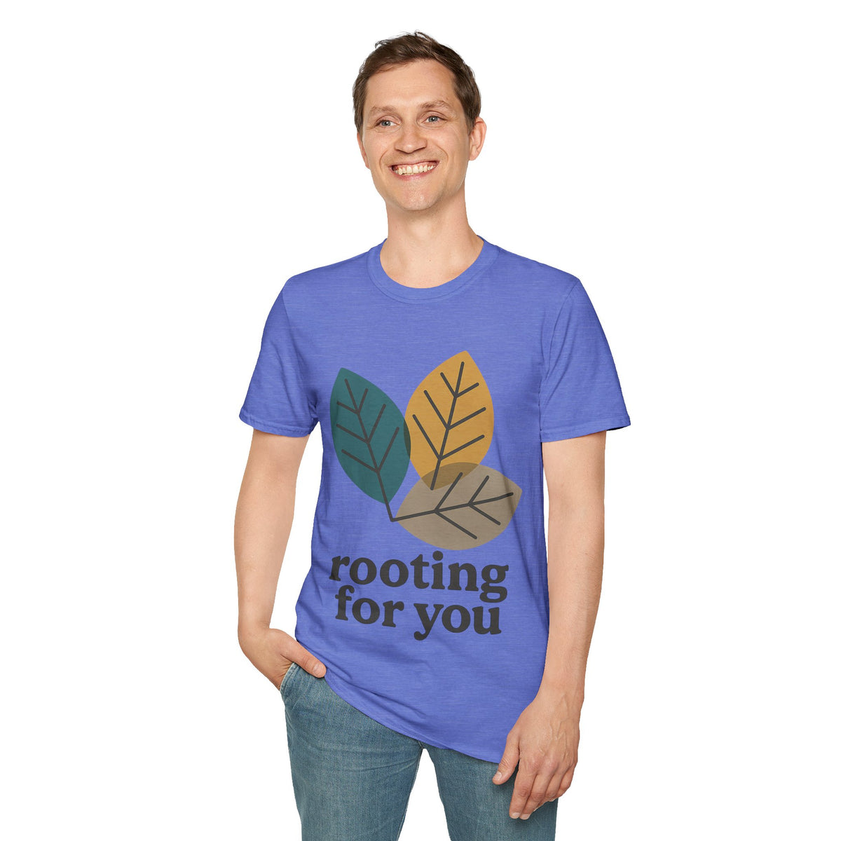Leaf Trio T-Shirt — 'Rooting for You' Botanical Graphic Tee - Trending Now - September 2026