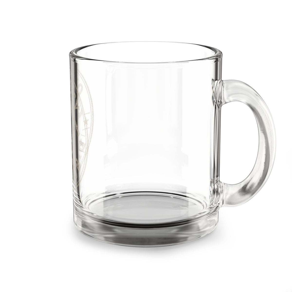 Glass Mug — "Off Duty Dad Club" 10oz Clear Coffee Mug Milo Bailey Dog Dad Mom  Glass Mug 10 oz