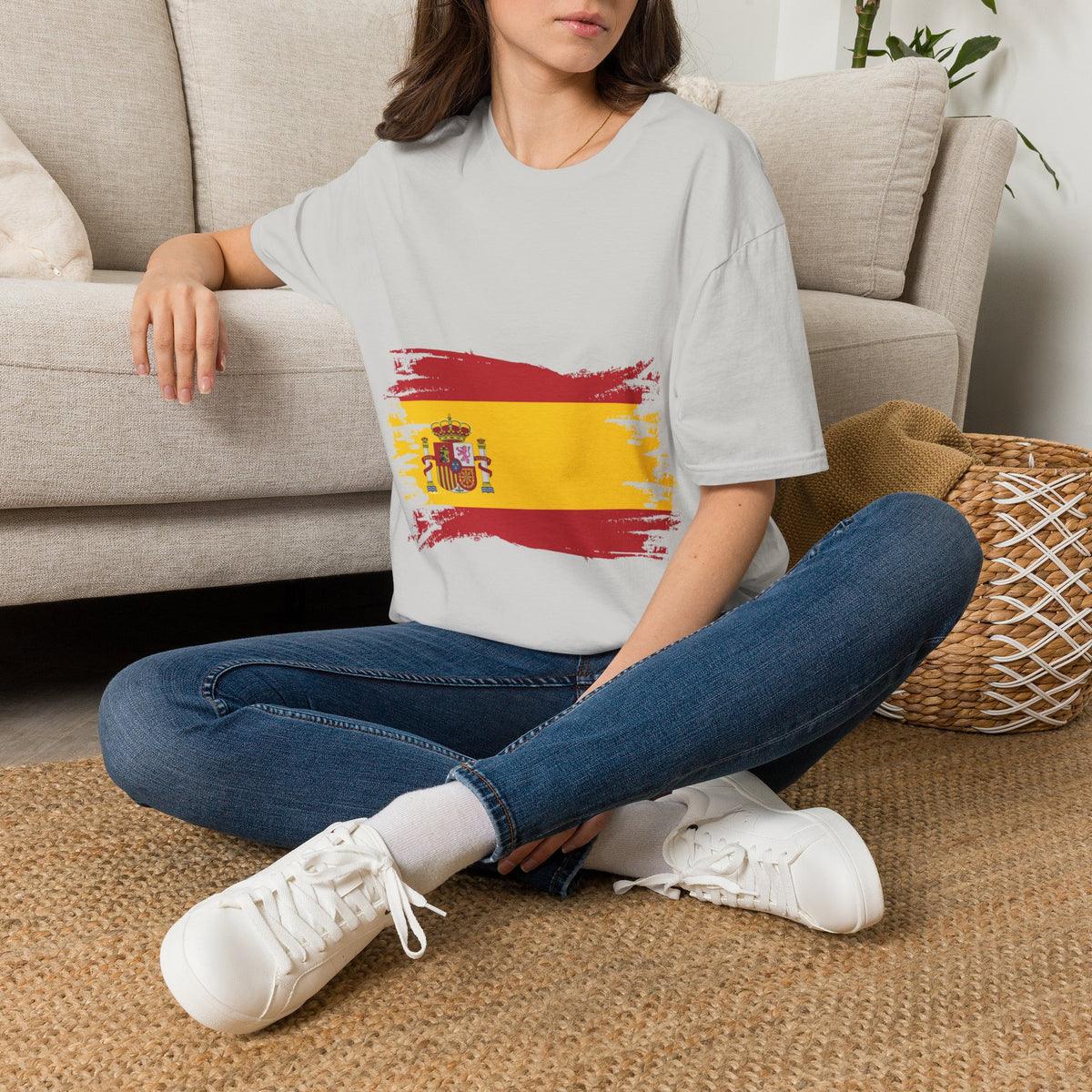 Spain Flag T-Shirt — Distressed Spanish Flag Graphic Tee