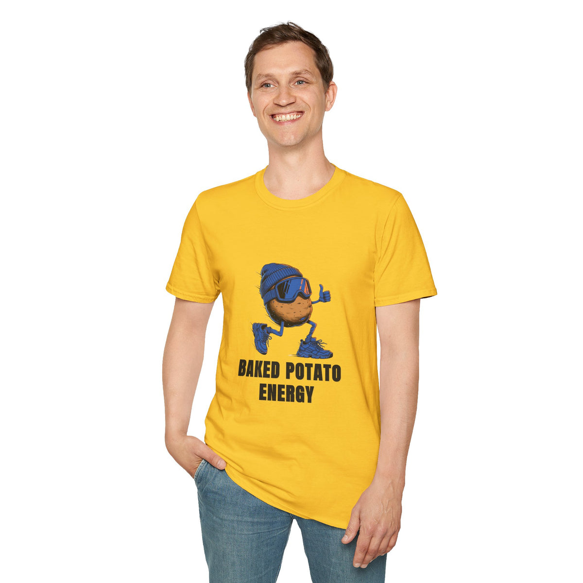 Baked Potato Energy T-Shirt — Cute Thumbs-Up Potato Graphic Tee - Trending Now - August 2026