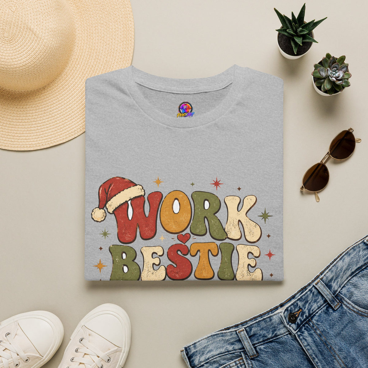 Work Bestie Holiday Club T-Shirt