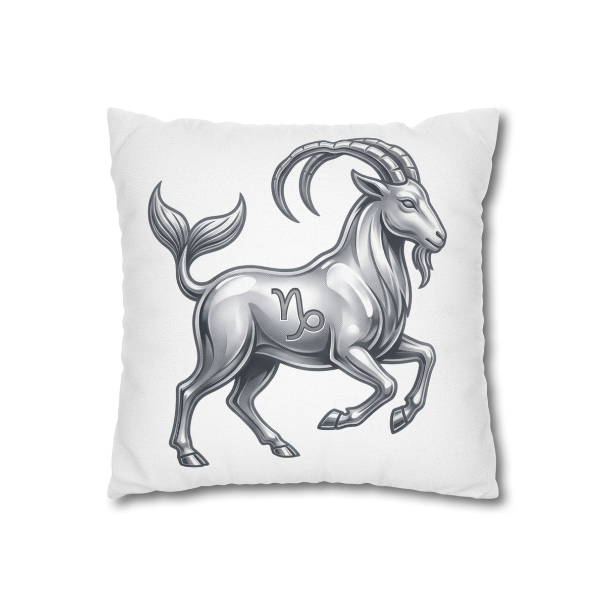 Capricorn Zodiac Pillowcase — Goat-Mermaid Astrology Cushion Cover