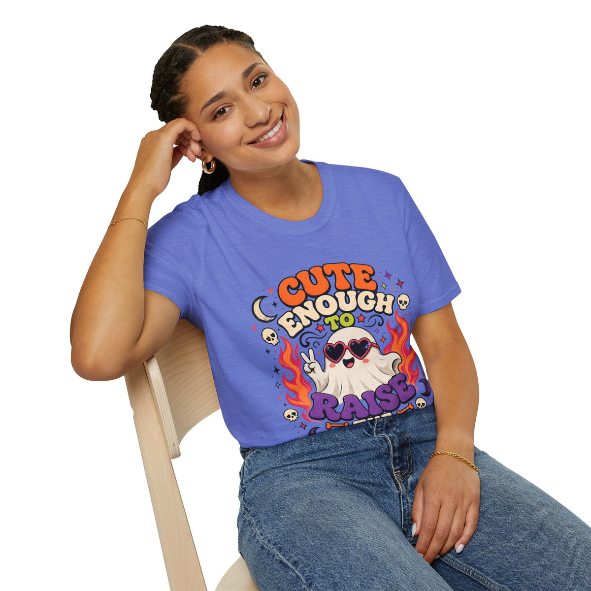 Halloween Cute Enough Unisex Softstyle T-Shirt