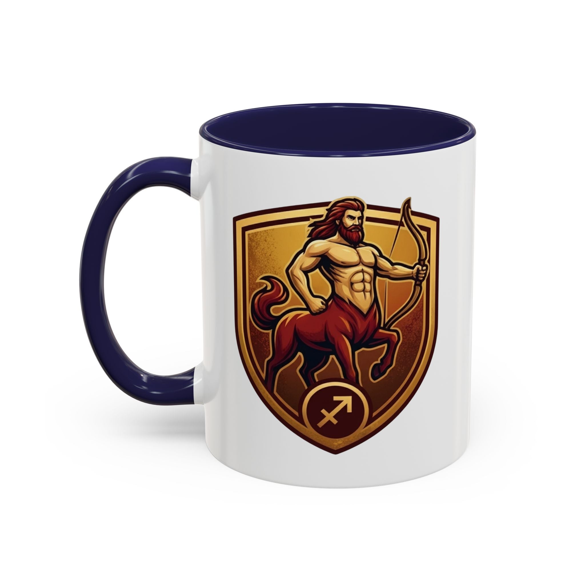 Sagittarius Centaur Coffee Mug — Zodiac Archer Accent Mug (11/15oz)
