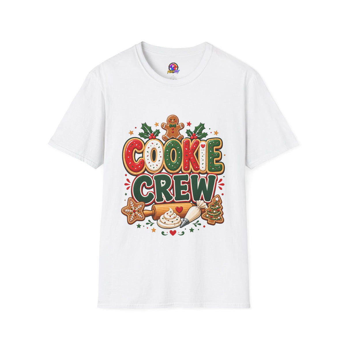 Cookie Crew T-Shirt — Christmas Gingerbread Holiday Tee