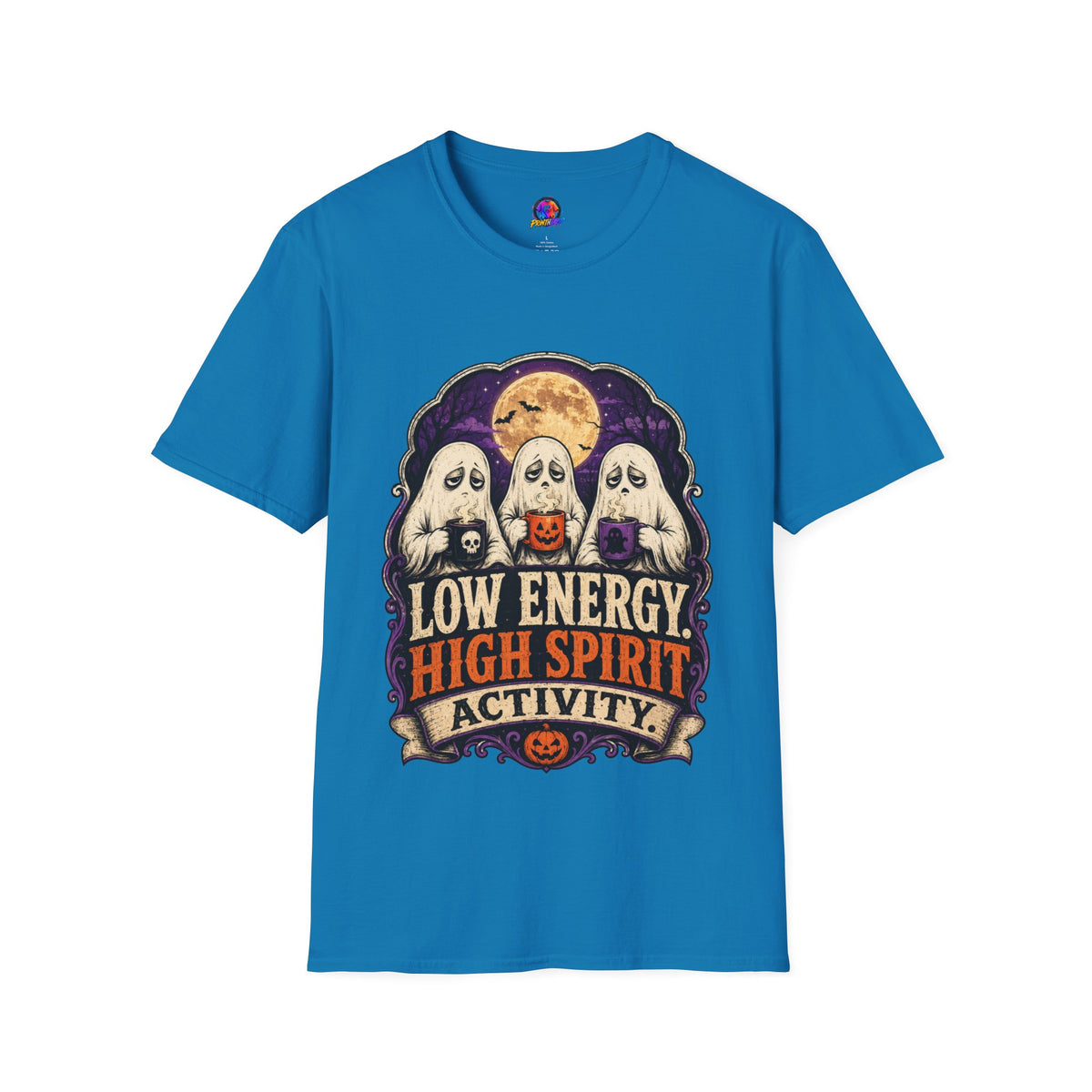 Halloween Low Energy High Spirit Unisex Softstyle T-Shirt