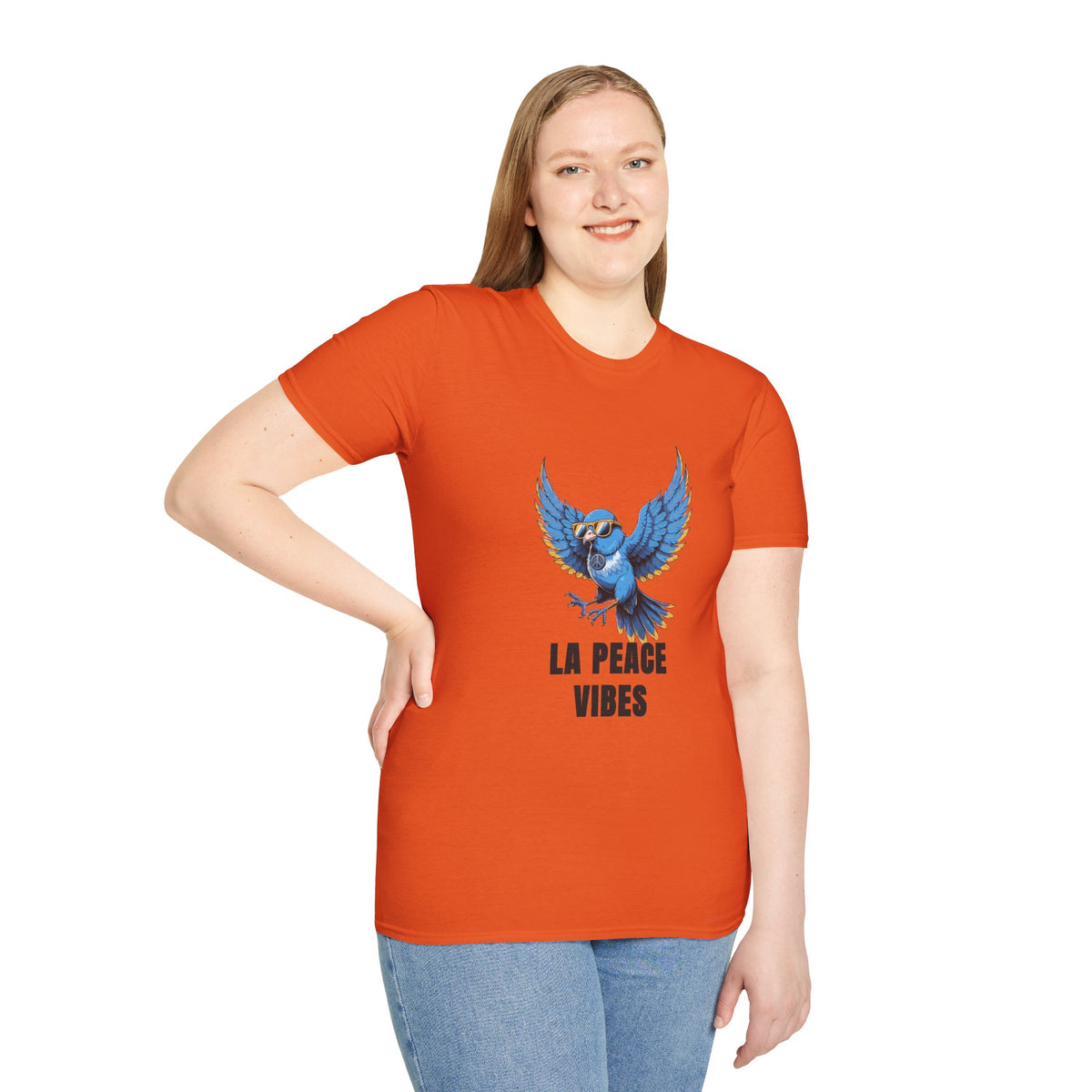 Peace Vibes Blue Parrot T-Shirt - Trending Now - August 2026
