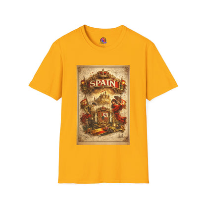 Spain Vintage Travel Graphic T‑Shirt — Retro Spanish Landmark Tee