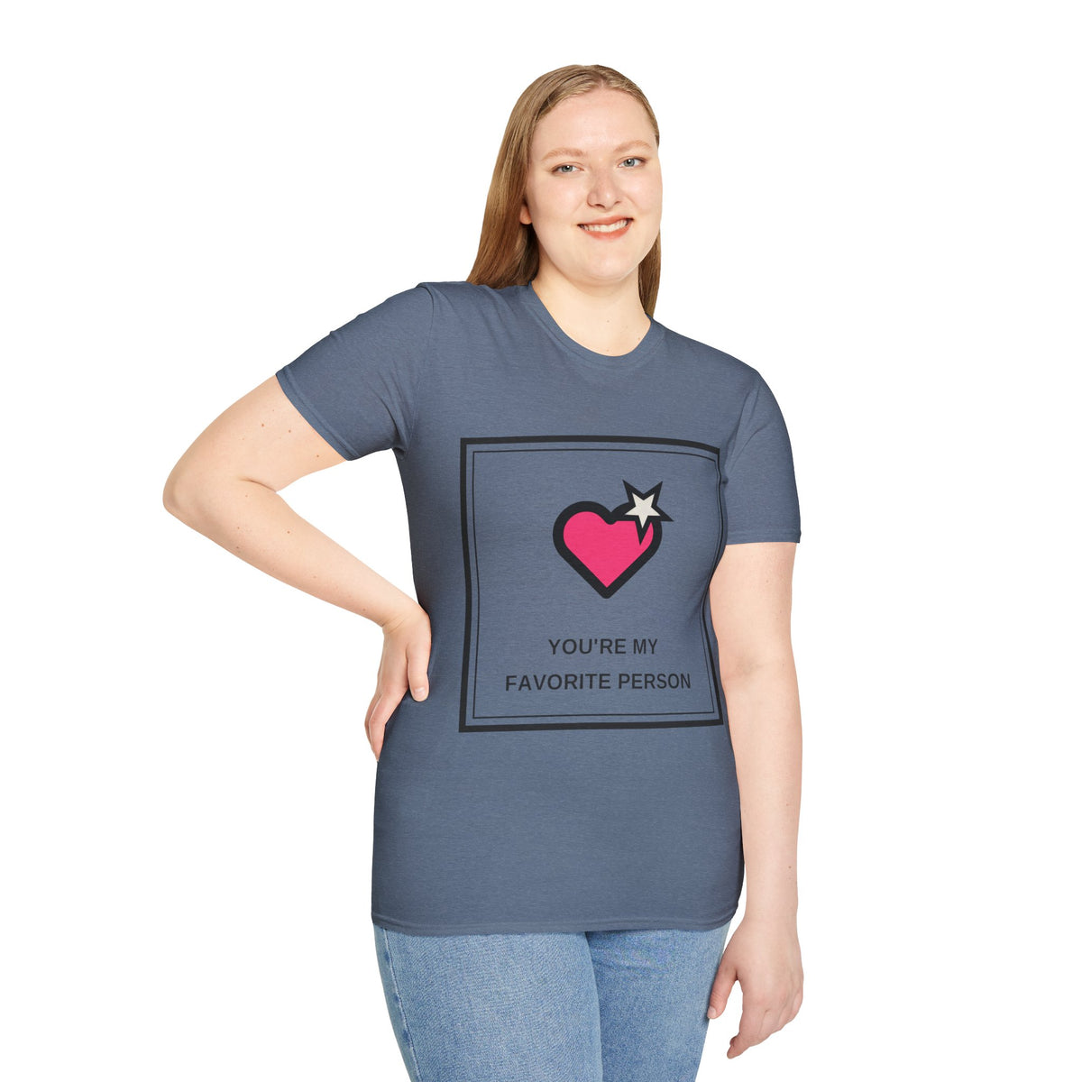 T‑Shirt — "You're My Favorite Person" Heart Graphic Tee - Trending Now - August 2026