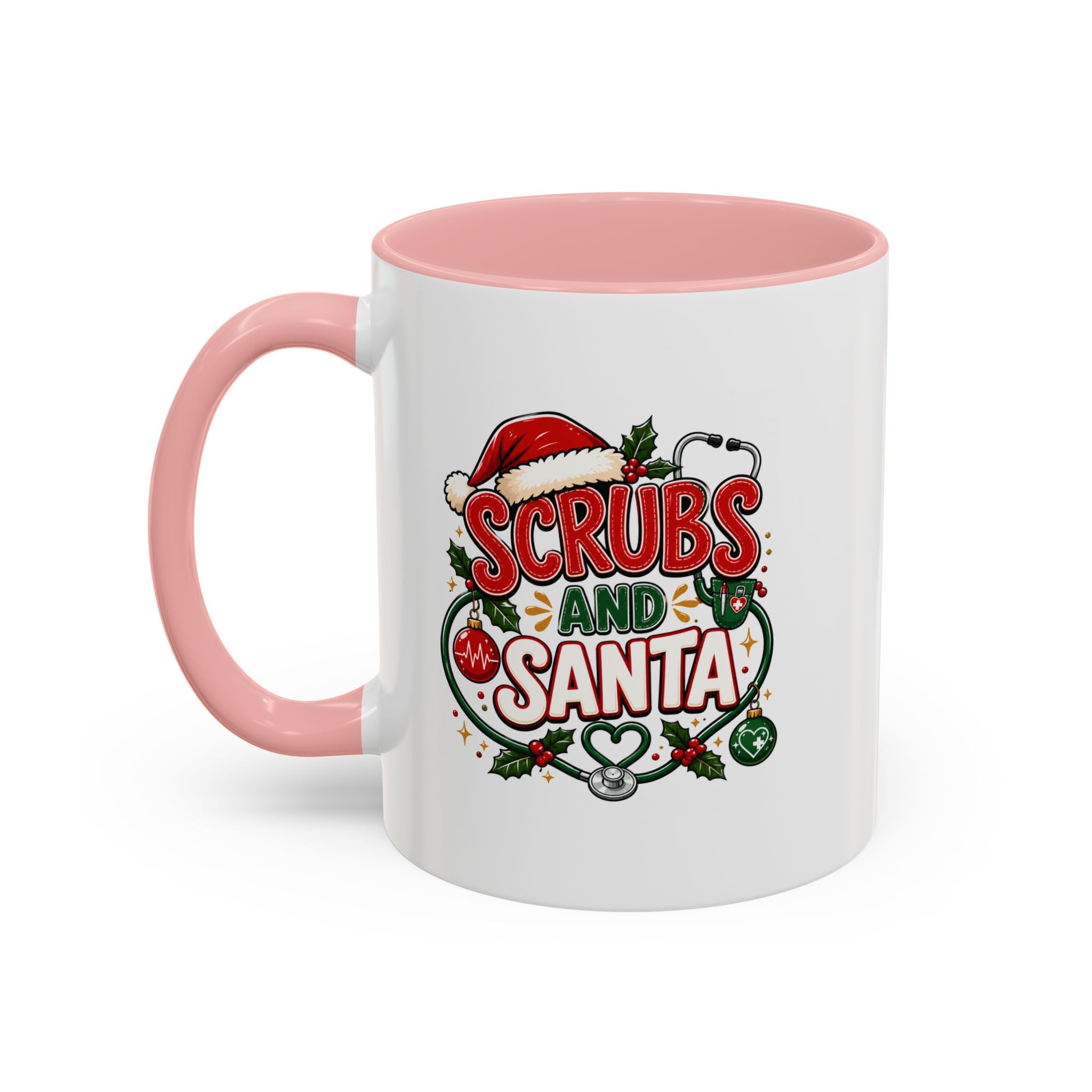 Scrubs and Santa Christmas Coffee Mug