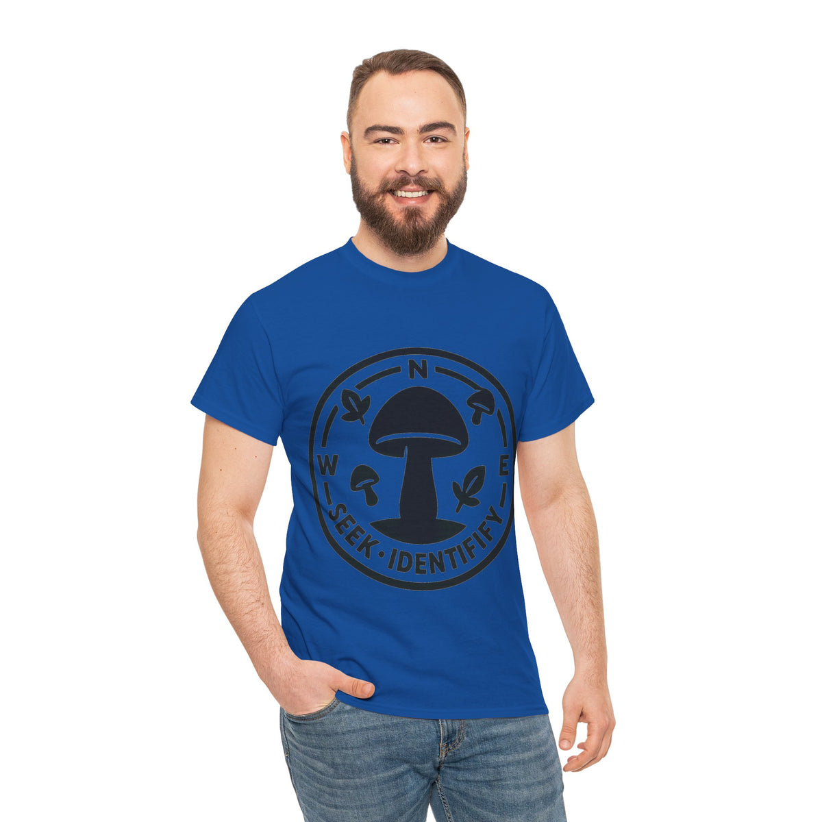 Rooted in Connection Mushroom Graphic Tee - Aesthetic Nature T-Shirt - Trending Now - September 2026