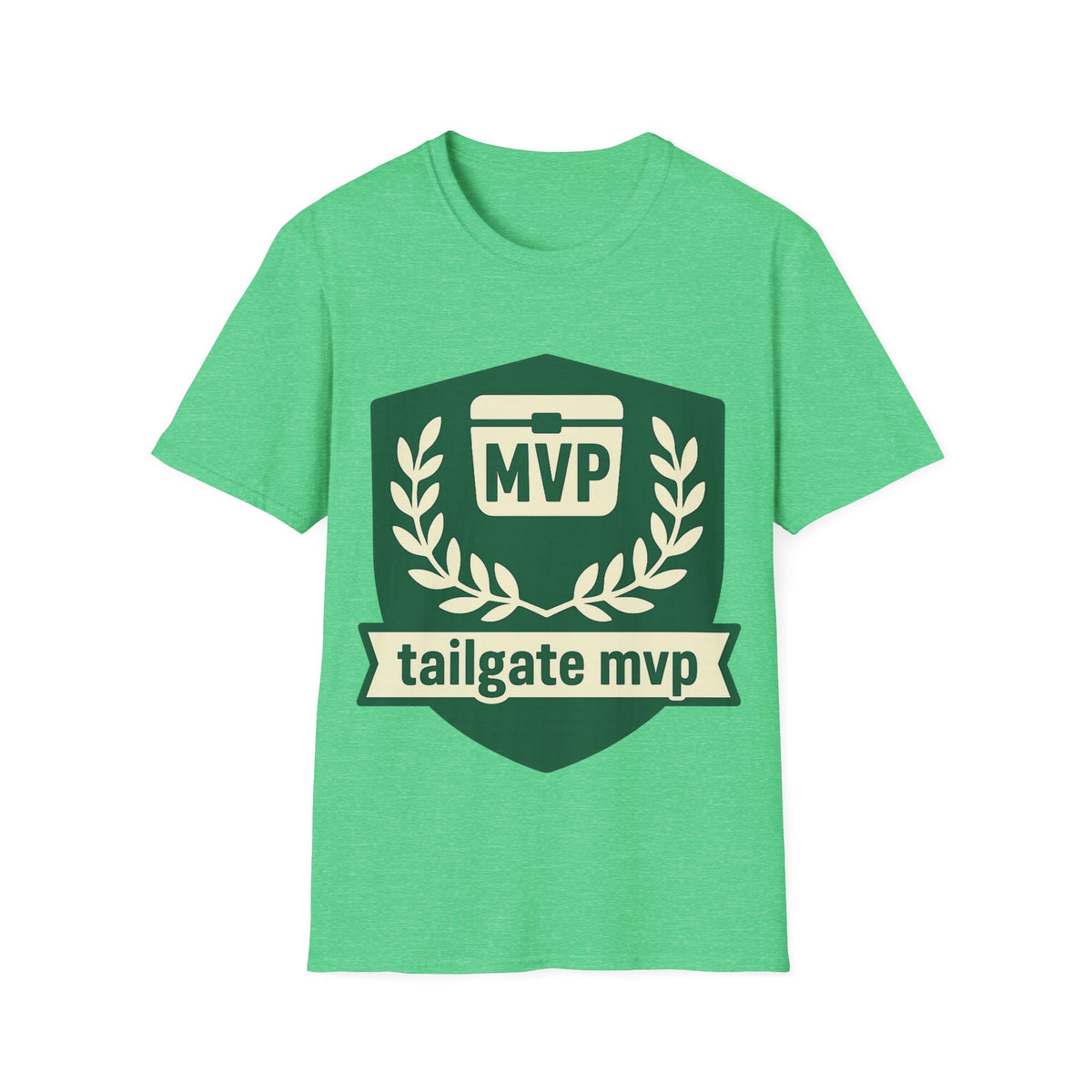 MVP Tailgate T-Shirt — Vintage Green MVP Badge Tee - Trending Now - August 2026