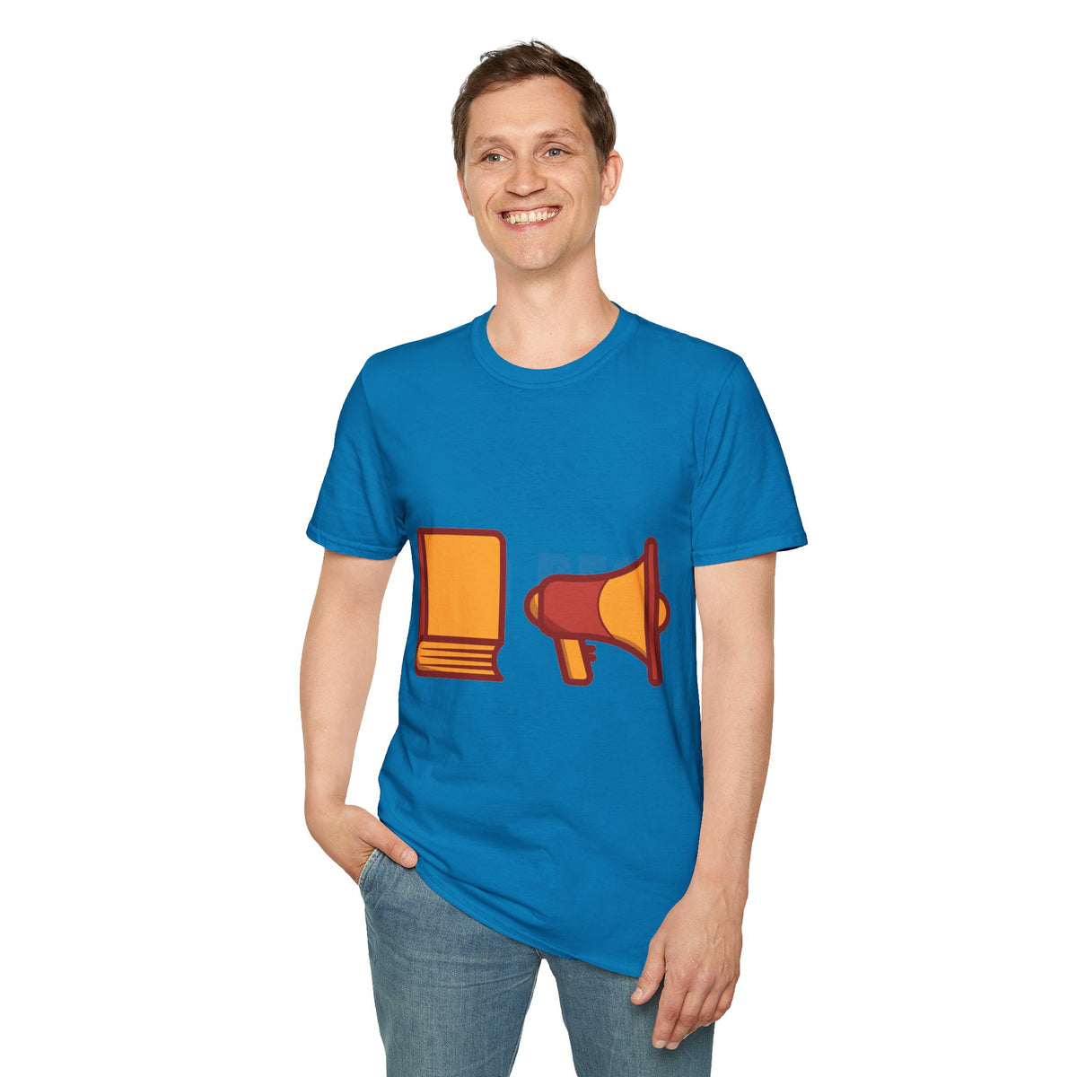 Book & Megaphone T-Shirt — Literary Advocate Tee - Trending Now - September 2026