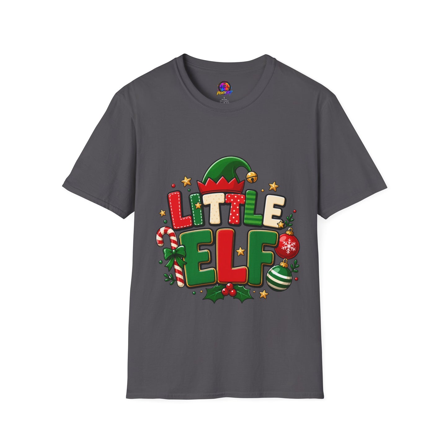 Little Elf Christmas T-Shirt — Cute Holiday Kids/Family Elf Tee