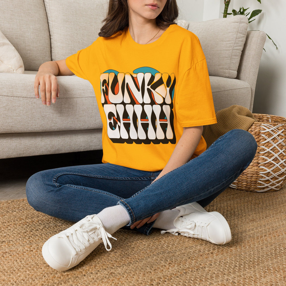 Funky Retro Graphic T-Shirt — Bold 70s Vibe "FUNKY" Tee - Trending Now - August 2026