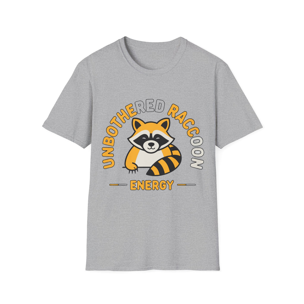 Unbothered Raccoon T-Shirt — Cute Relaxed Graphic Tee ("Unbothered Raccoon Energy") - Trending Now - August 2026