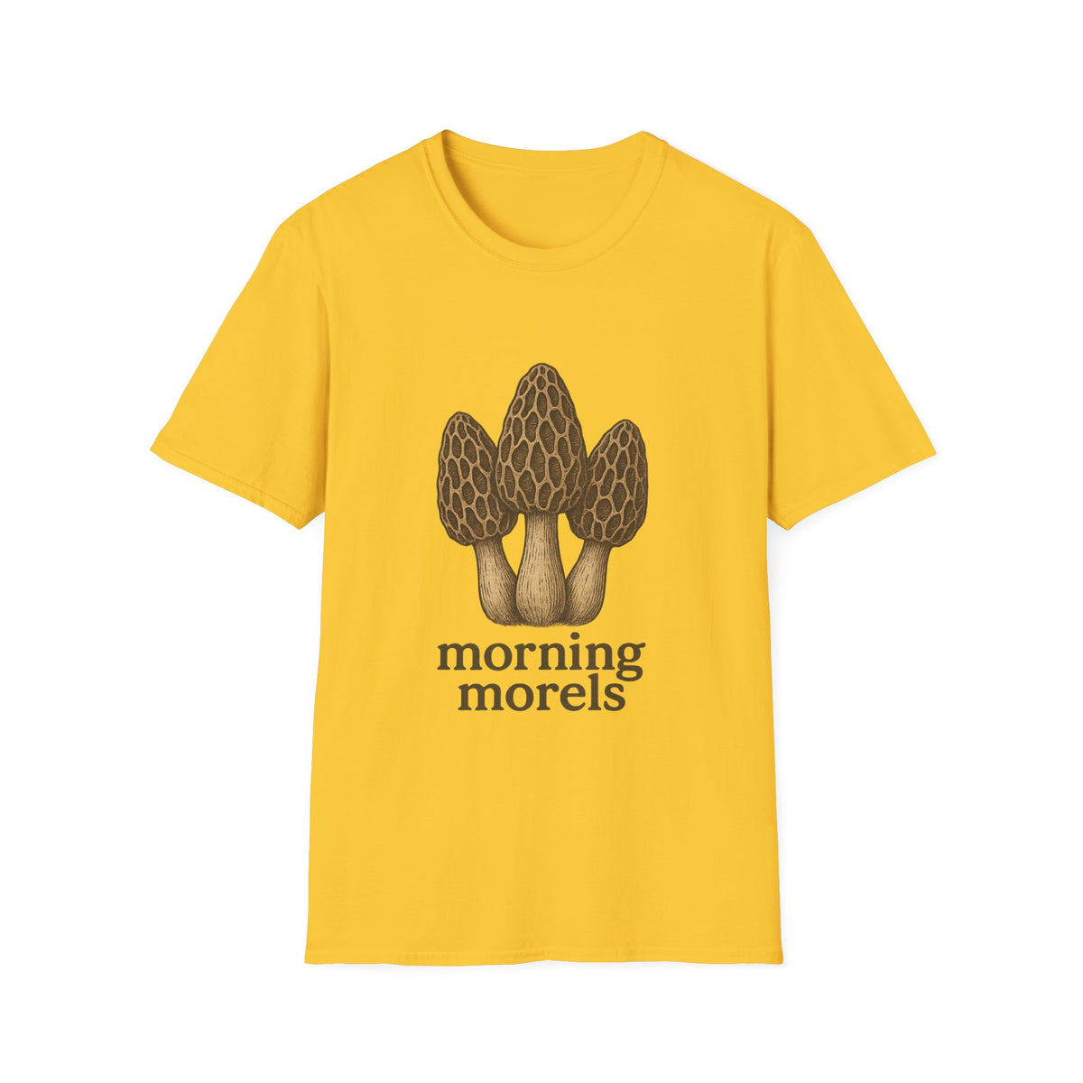Morel Mushroom T-Shirt — Forager Graphic Tee ("Morel Hunter") - Trending Now - August 2026