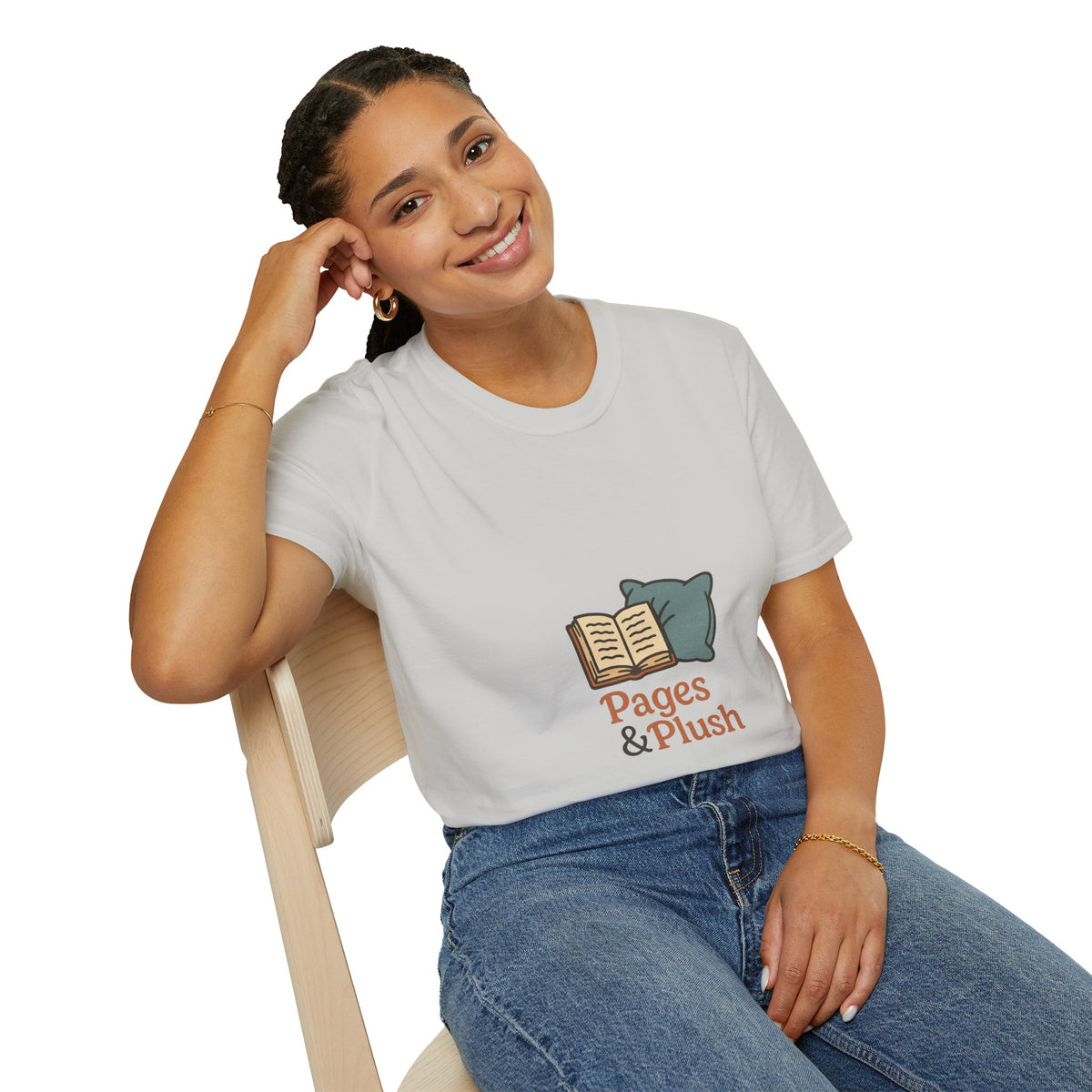 Pages & Plush Book Lover T-Shirt - Trending Now - October 2026