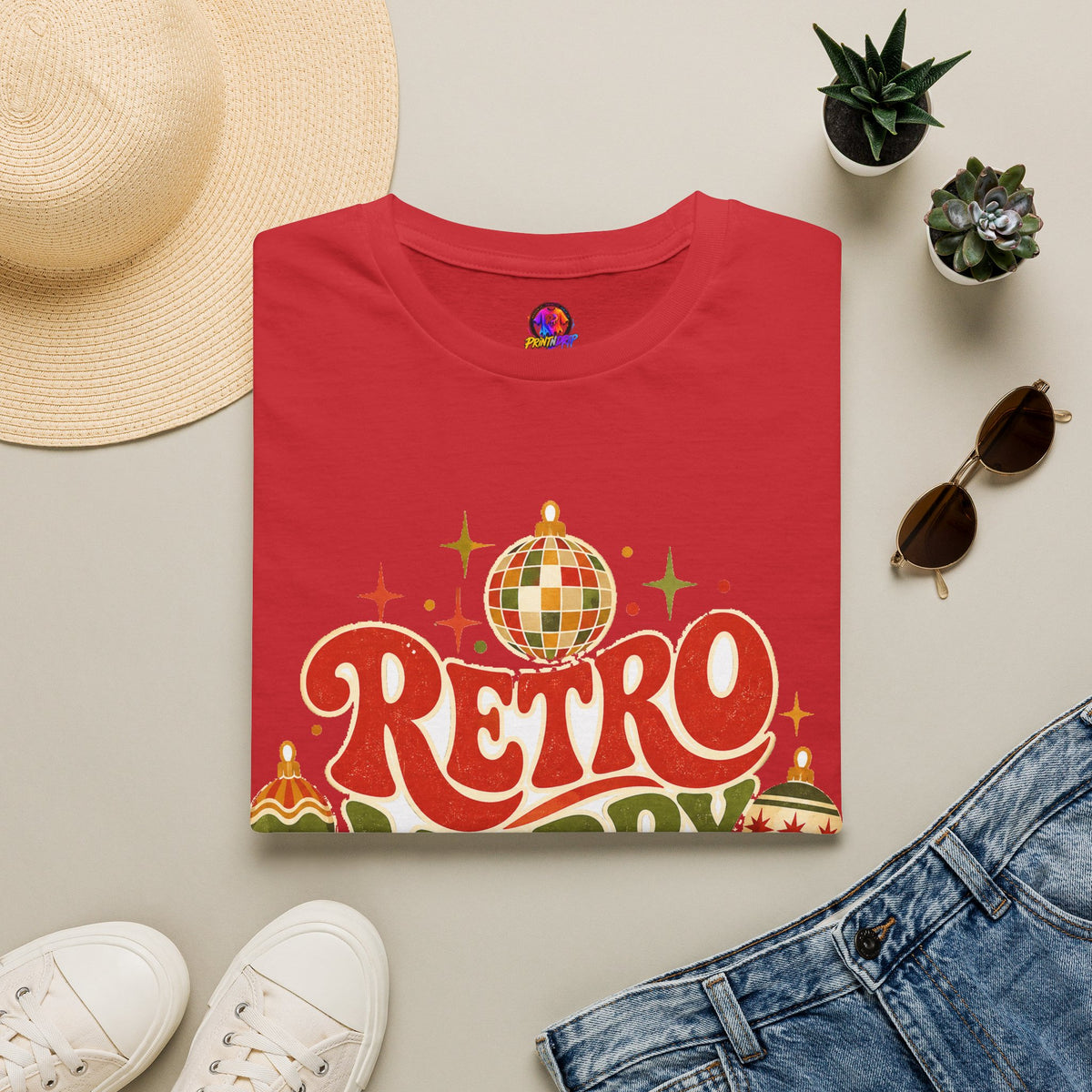 Retro Merry Energy T-Shirt