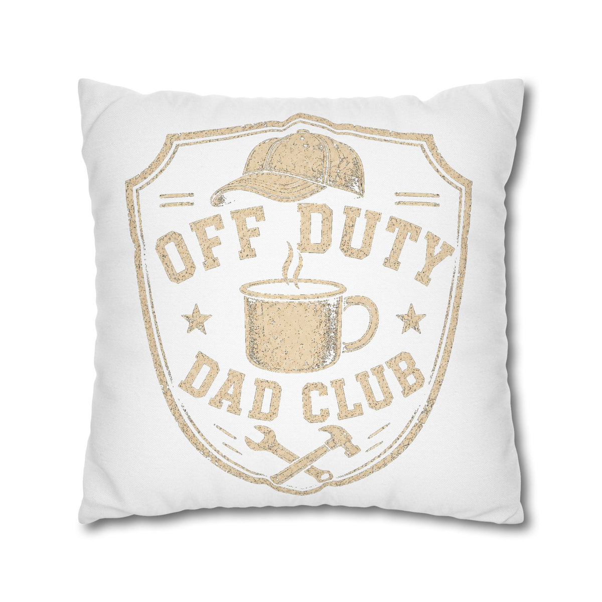 Off Duty Dad Club Decorative Pillowcase