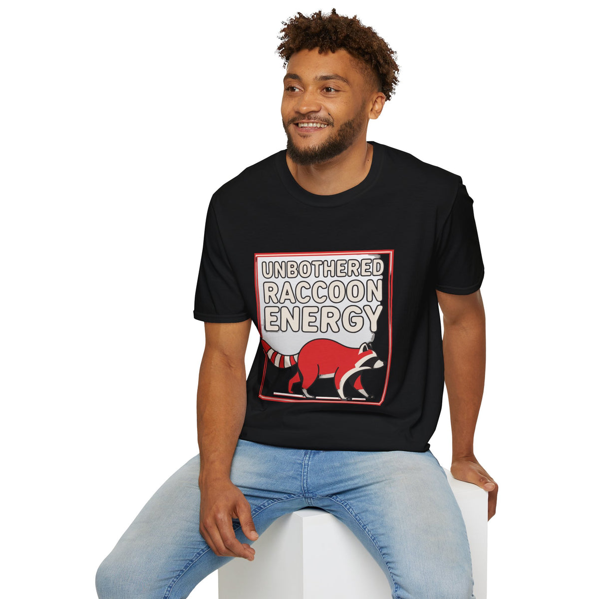 Raccoon T-Shirt — "Unbothered Raccoon Energy" Retro Graphic Tee - Trending Now - August 2026