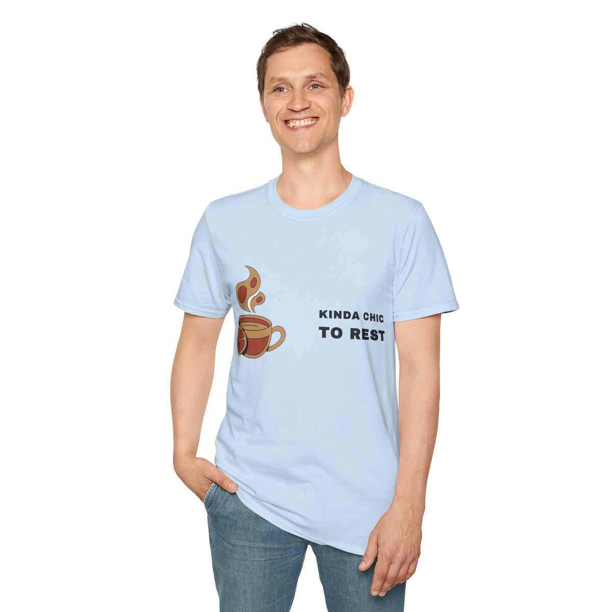 Coffee & Cozy T-Shirt — "Kinda Quiet, Try to Remain" Relaxed Tee - Trending Now - September 2026