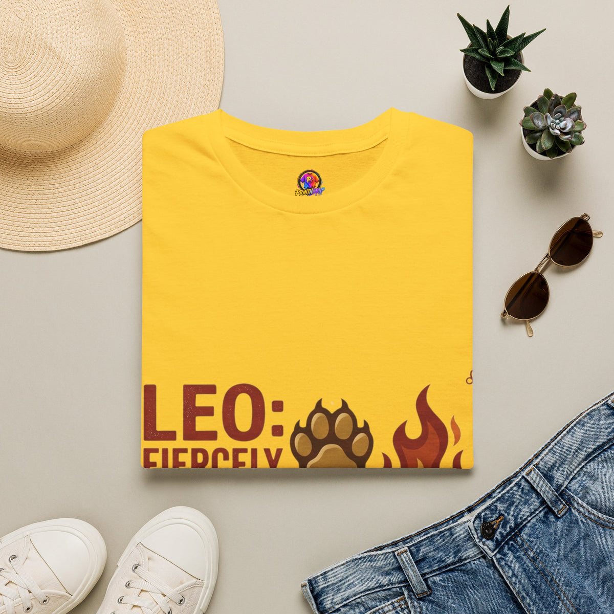 Leo Zodiac T-Shirt — Fiercely Loyal, Passionately Fiery Tee