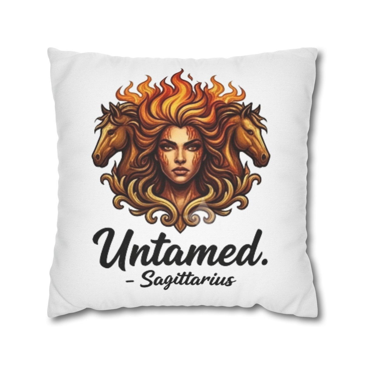 Sagittarius 'Untamed' Decorative Pillowcase – Astrology Zodiac Home Accent