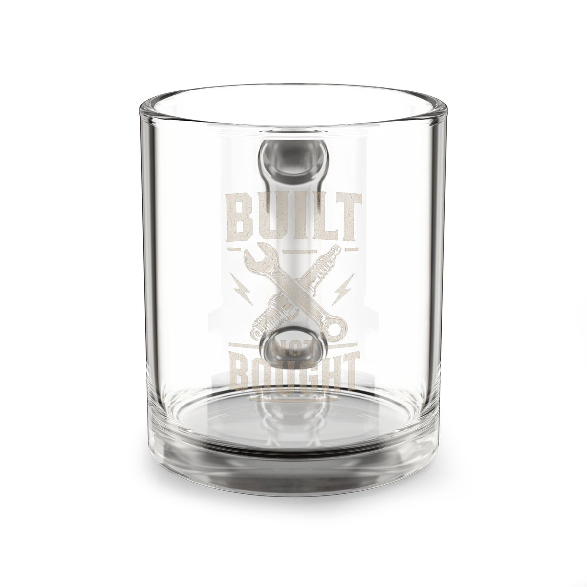 Glass Mug, 10oz Milo Bailey Dog Dad Mom Glass Mug, 10oz