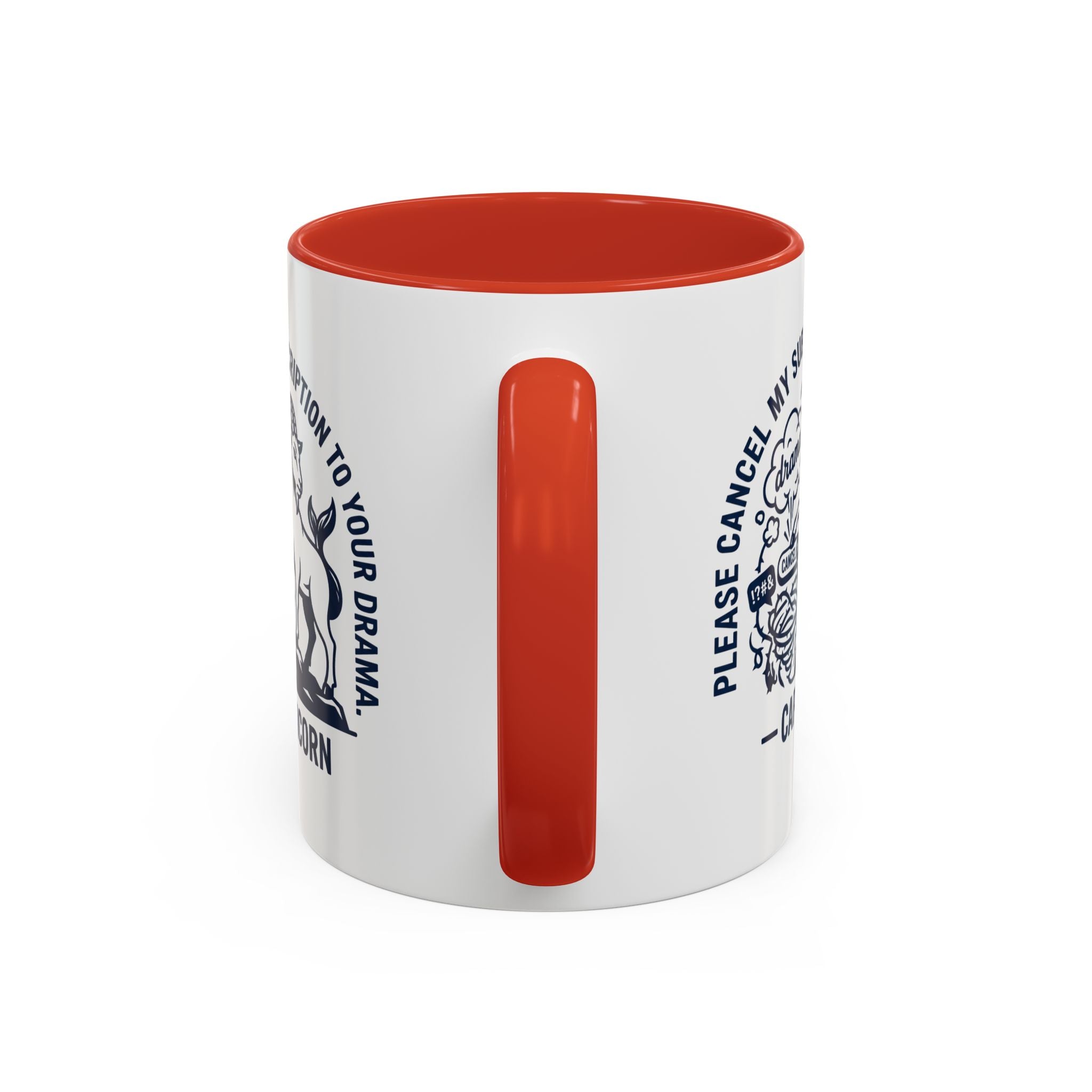 Capricorn Accent Coffee Mug – “Please Cancel My Subscription to Your Drama” Zodiac Gift