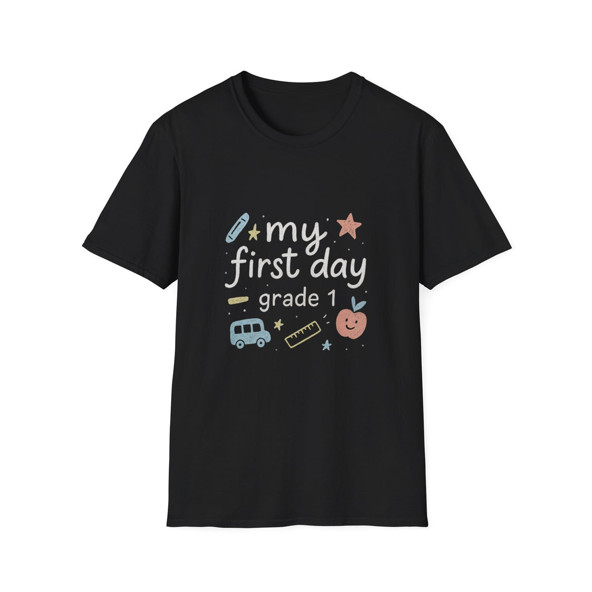 My First Day T‑Shirt — Cute Back-to-School Graphic Tee (My First Day, Grade 1) - Trending Now - August 2026
