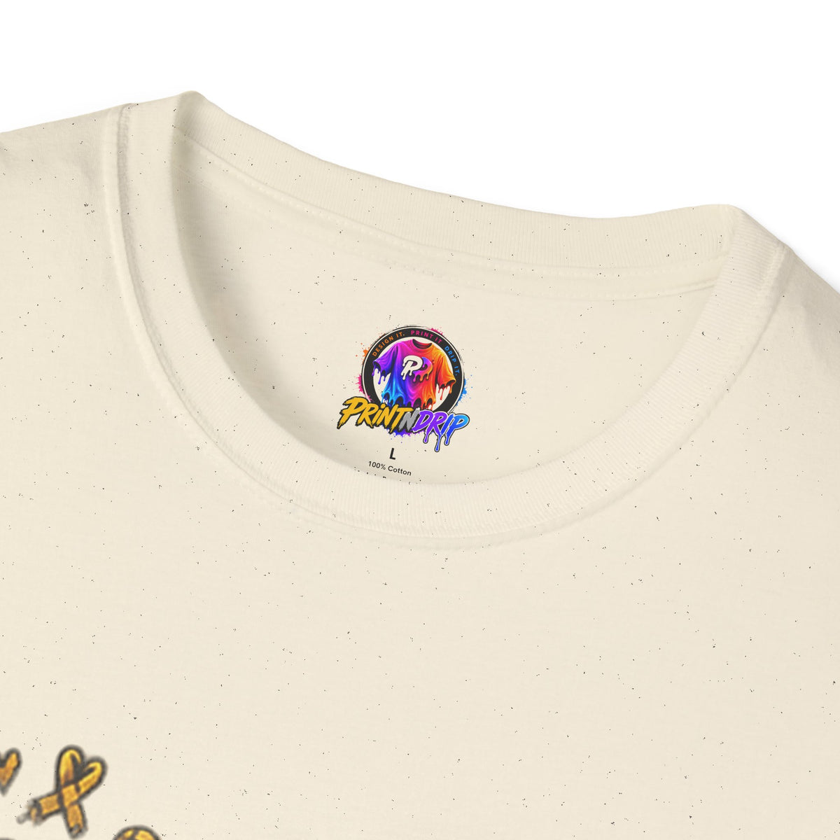 Hope Lives Here Gold Ribbon Butterfly Childhood Cancer Awareness T-Shirt