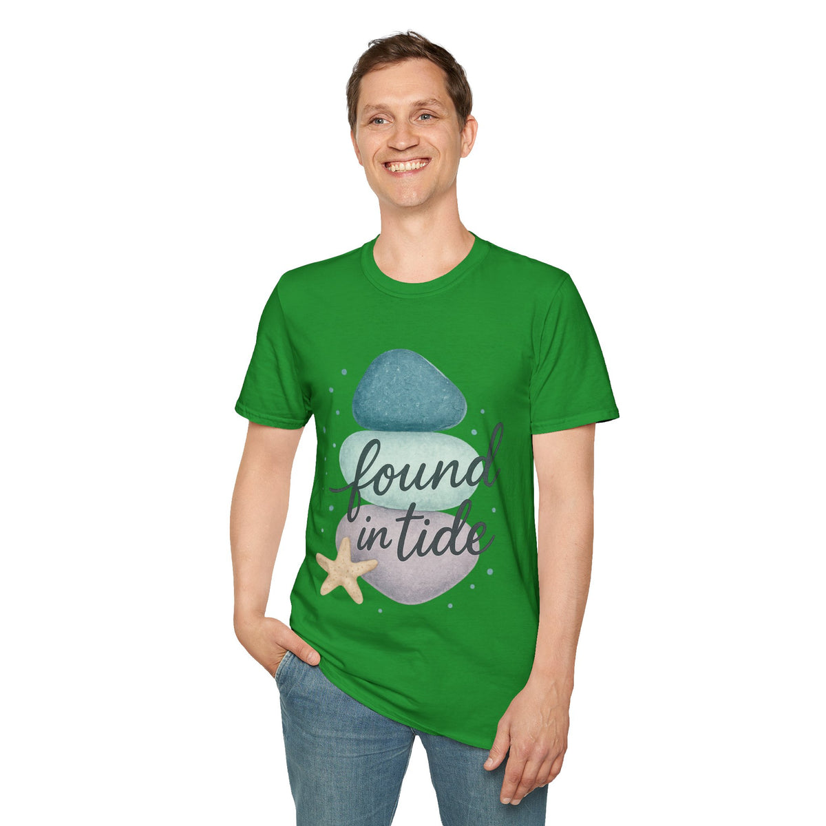 Found My Balance Beach Zen T-Shirt — Stacked Stones & Starfish Relaxation Tee - Trending Now - September 2026