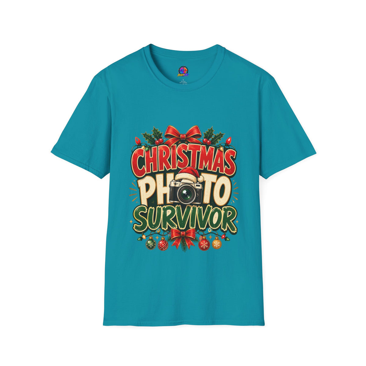 Christmas Photo Survivor T-Shirt — Funny Holiday Graphic Tee