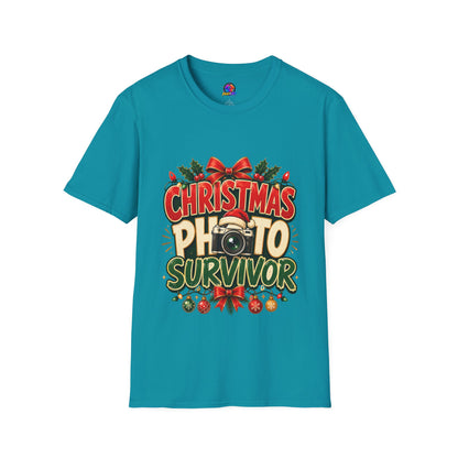 Christmas Photo Survivor T-Shirt — Funny Holiday Graphic Tee