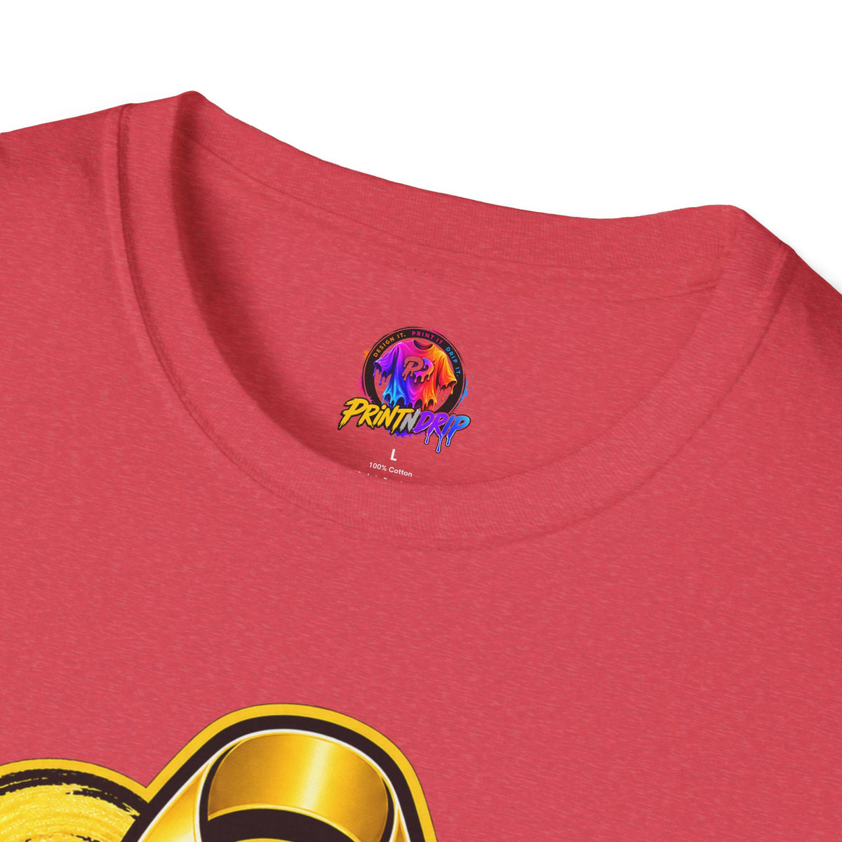 Gold September T-Shirt — Childhood Cancer Awareness Ribbon Tee